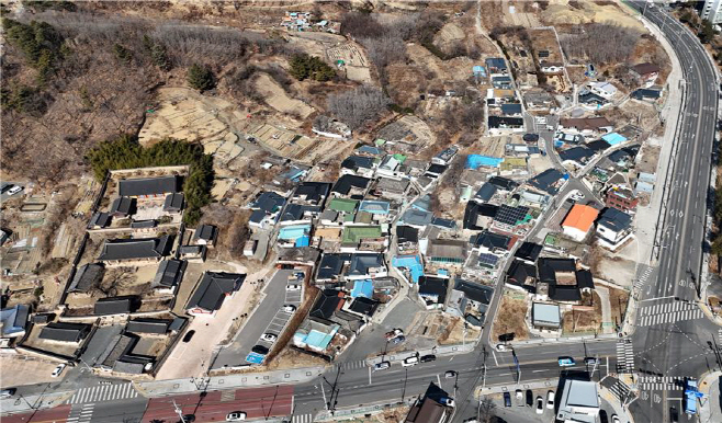 사업대상지(창구동, 교촌동) 일원 전경