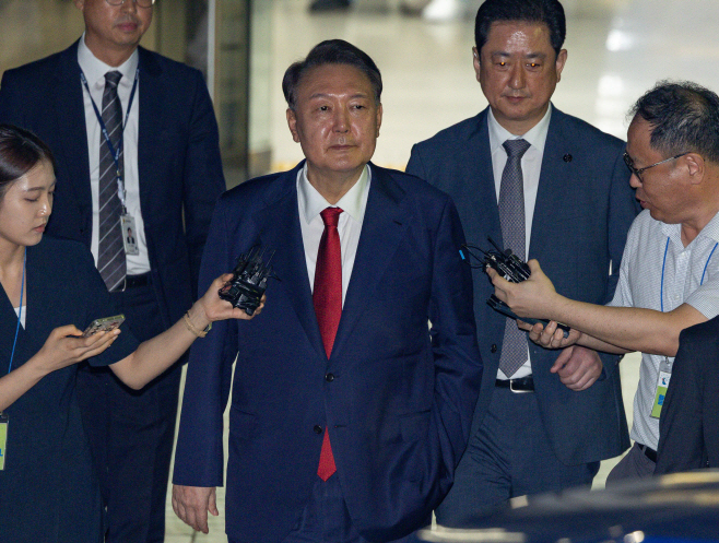 구속심사 마친 윤석열 전 대통령