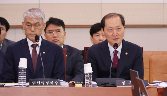 질의에 답변하는 이완규 법제처장