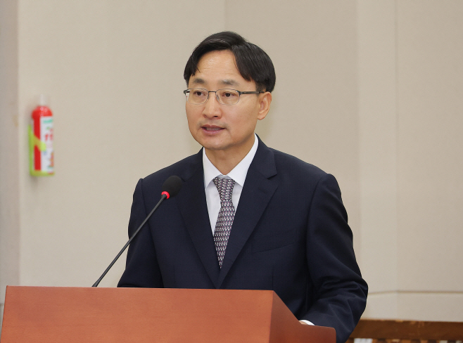 발언하는 임광현 국세청장 후보자<YONHAP NO-1449>