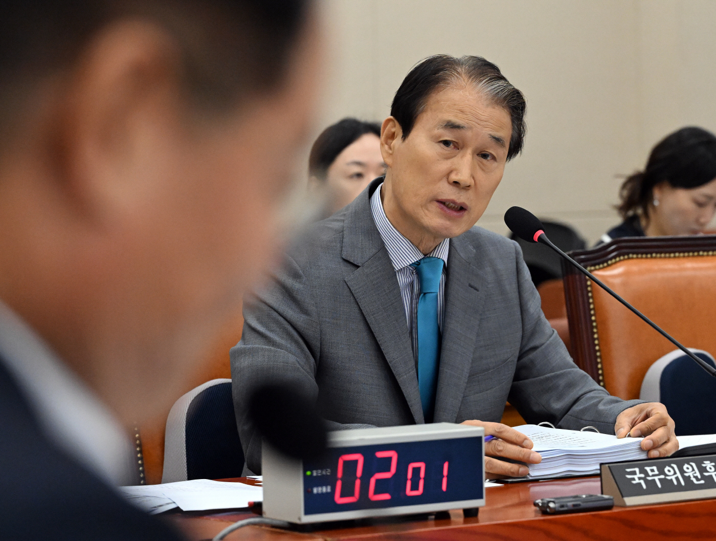 [포토] 권오을 국가보훈부 장관 후보자 인사청문회