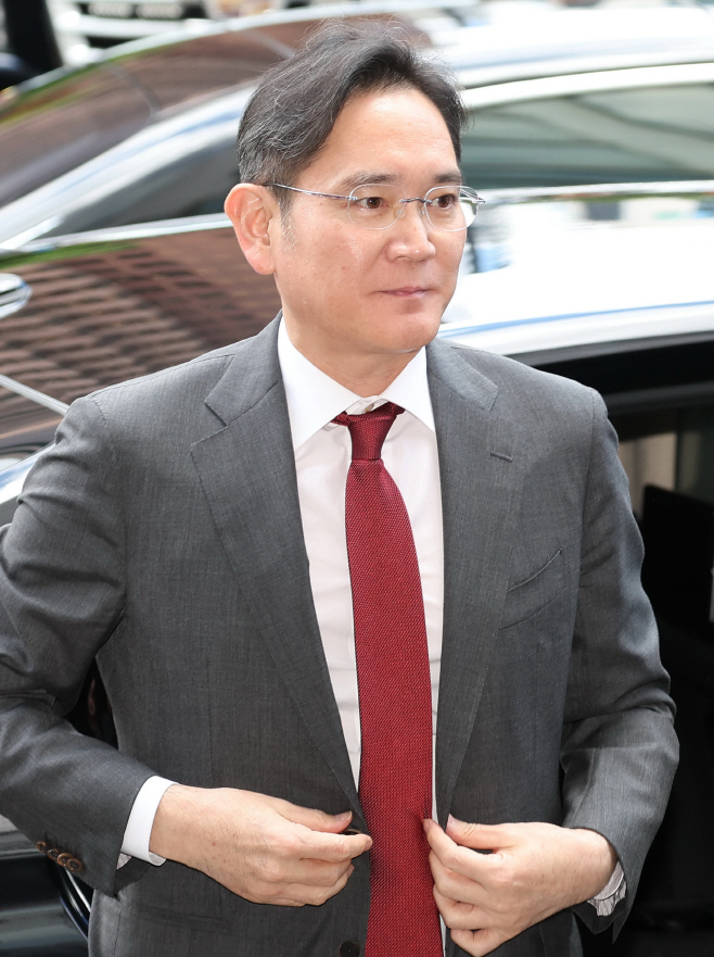 UAE 대통령 간담회 참석하는 이재용 삼성 회장