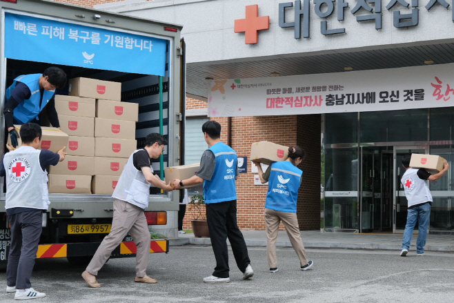 [SPC 보도자료] SPC그룹, 충남 수해지역에 구호물품 긴급 지원