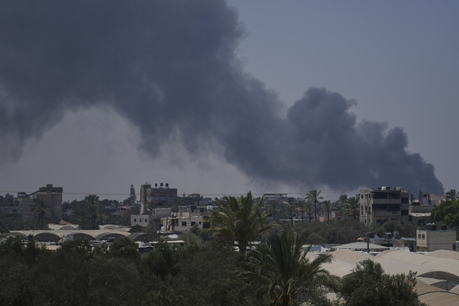 Israel Palestinians <YONHAP NO-0666> (AP)