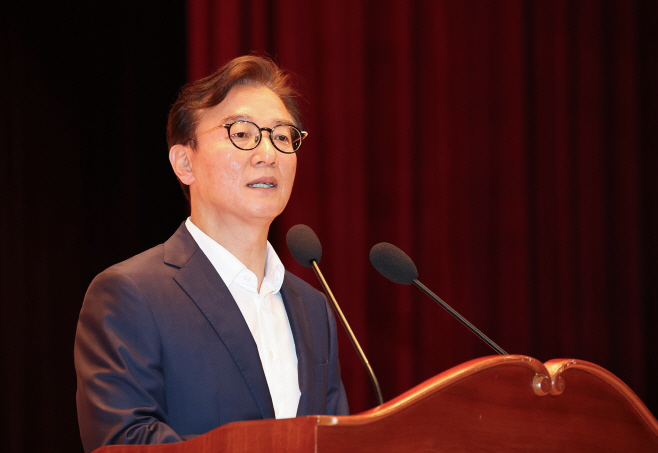 전재수 해양수산부 장관, 취임사<YONHAP NO-2818>