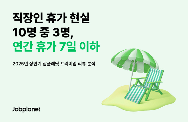 잡플래닛 리뷰 데이터로 본 직장인 휴가 현실