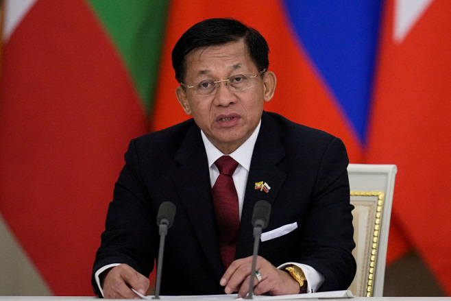 USA-MYANMAR/SANCTIONS <YONHAP NO-1603> (via REUTERS)