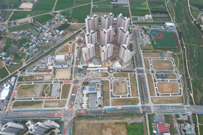 아산시 모종2지구 전경