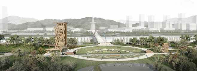 1. 한밭수목원 목조건축 디자인 공모, 우수작-플라문화공장건축사사무소