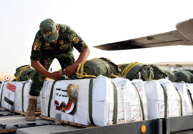 ISRAEL-PALESTINIANS/EGYPT-GAZA AID