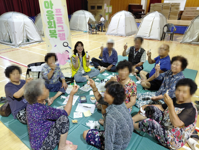 예산군보건소, 집중호우 피해 이재민 대상 정신건강관리 추진