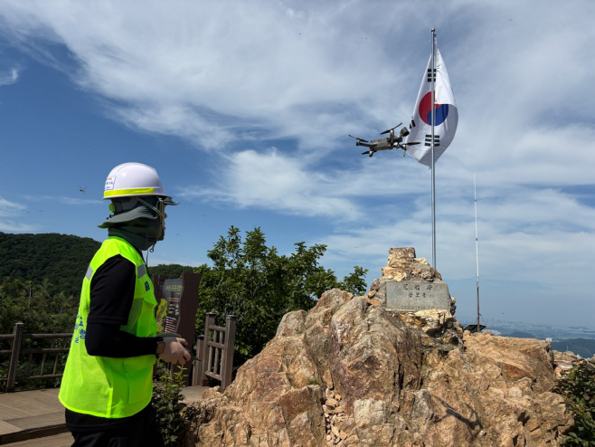 7월 26일 수리산 드론예찰 실시 사진2