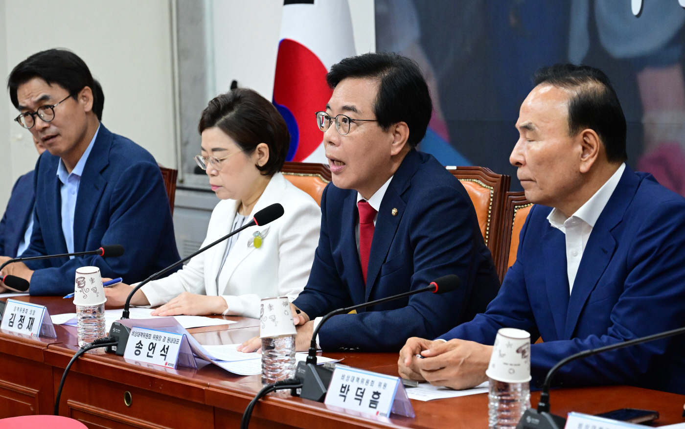 [포토] 송언석 '국민의힘 비대위 발언'