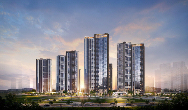 인천 인하대역 수자인 로이센트 투시도