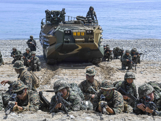 25-2차 KMEP 연합훈련 실시한 한미 해병대<YONHAP NO-2429>