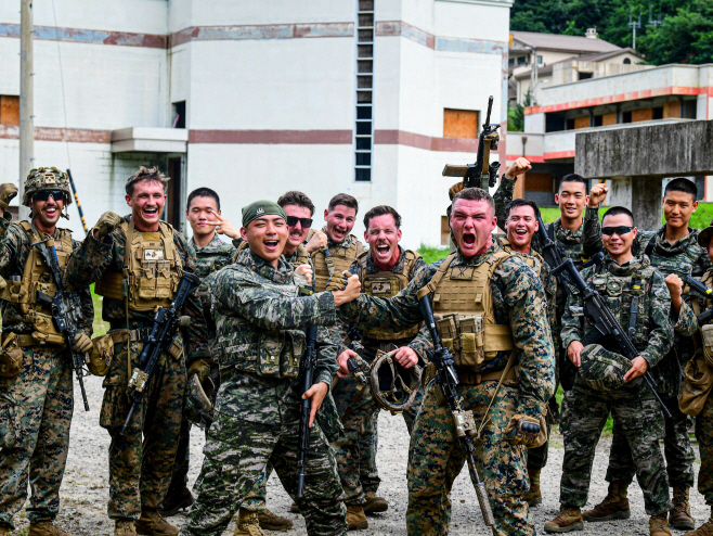 25-2차 KMEP 연합훈련 실시한 한미 해병대<YONHAP NO-2436>
