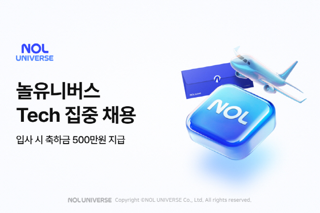 [첨부] 놀유니버스, 여가 시장 AI 혁신 위해 테크 인재 대규모 채용 이미지