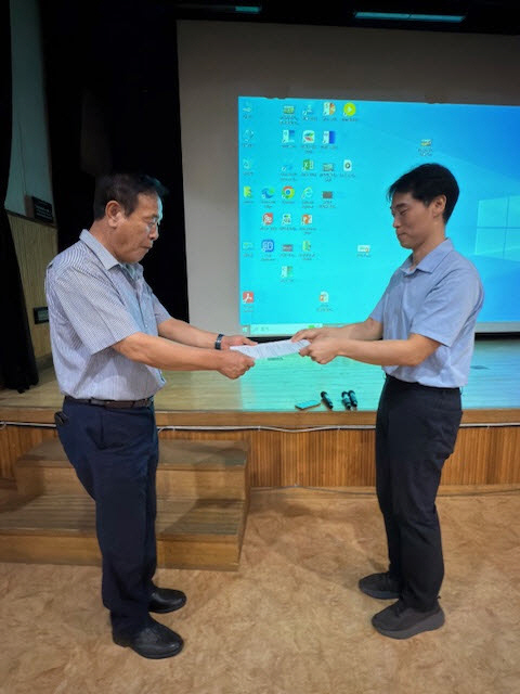 사진 - 도의회 한빛원전특위, 고준위방사성폐기물 특별법 시행령 의견서 산업부 제출