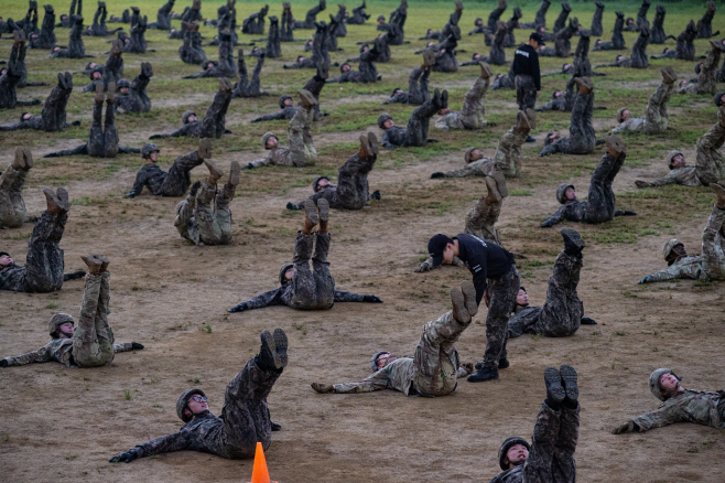 육군, 한미 ROTC 사관후보생 동반훈련<YONHAP NO-3203>