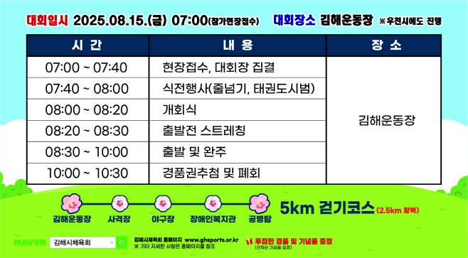 2025년 815둘레길걷기대회 웹배너