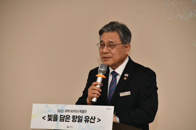 빛을 담은 항일유산 특별전 언론공개회11_허민 국가유산청장