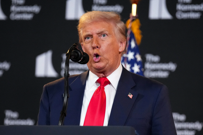 US-PRESIDENT-TRUMP-MAKES-AN-ANNOUNCEMENT-AT-THE-KENNEDY-CENTER