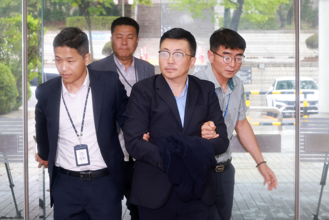 '김건희 집사' 김예성, 영장실질심사 출석<YONHAP NO-2808>