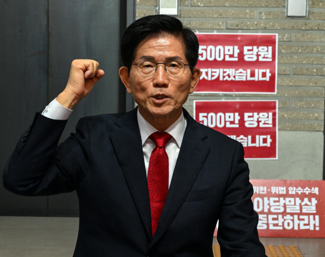 김문수 국민의힘 당대표 후보.