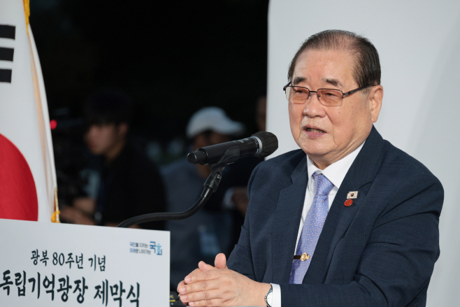 축사하는 이종찬 광복회장<YONHAP NO-6073>