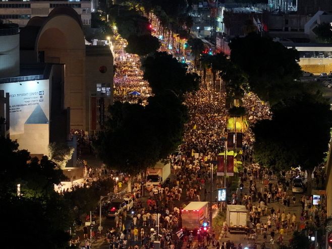 ISRAEL-PALESTINIANS/HOSTAGES-PROTEST