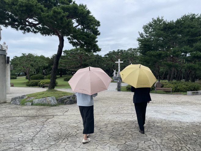 당진시, 주요 관광지 양·우산 무상 대여