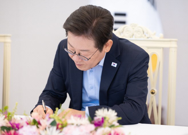 이재명 대통령, 미일 순방 경제인 간담회