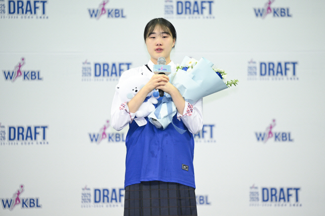 1순위로 신한은행에 지명된 이가현<YONHAP NO-3751>