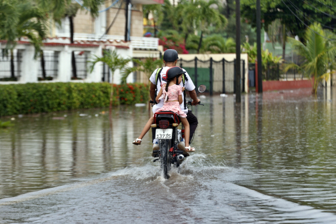 CUBA WEATHER <YONHAP NO-3131> (EPA)