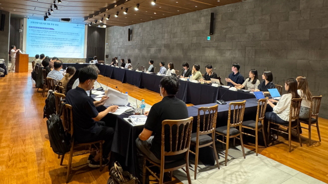 [사진1] 고령친화우수식품 기업 간담회 현장 모습
