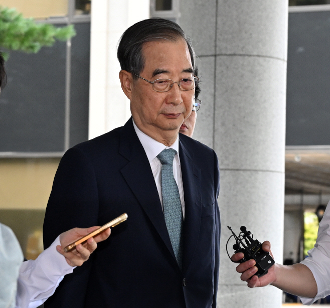 한덕수, 내란특검 출석