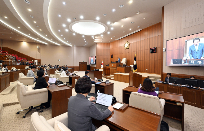 사진(의정부시의회, 제338회 임시회 개회)