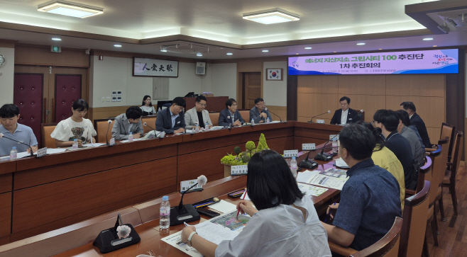 에너지 지산지소 그린시티 100 추진단 실무회의