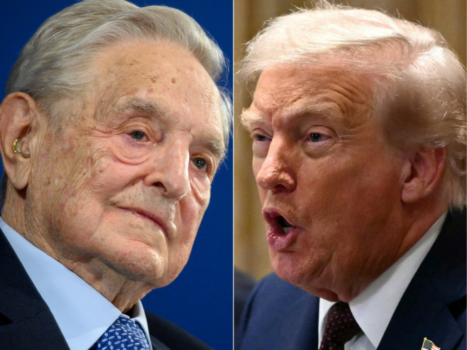 COMBO-US-POLITICS-TRUMP-SOROS