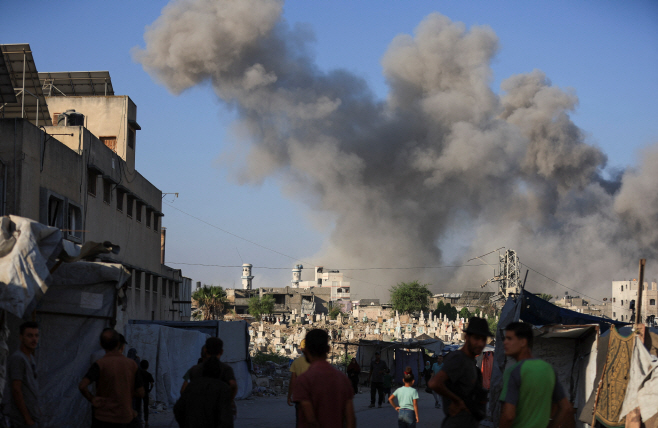 ISRAEL-PALESTINIANS/GAZA <YONHAP NO-4590> (REUTERS)