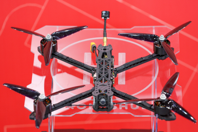 Drone Expo 2025 outside ... <YONHAP NO-0130> (Yegor Aleyev/TASS)
