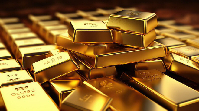 photo gold bars illustration