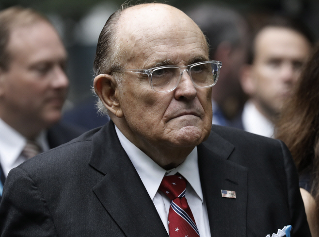 (FILE) USA ACCIDENTS RUDY GIULIANI