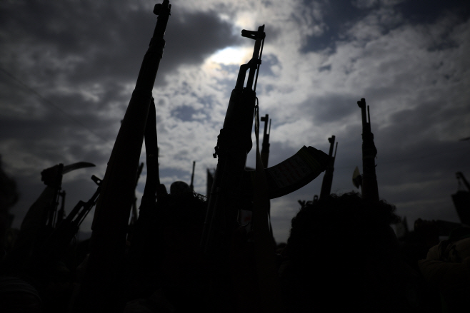 YEMEN HOUTHIS ISRAEL CONFLICT <YONHAP NO-1045> (EPA)