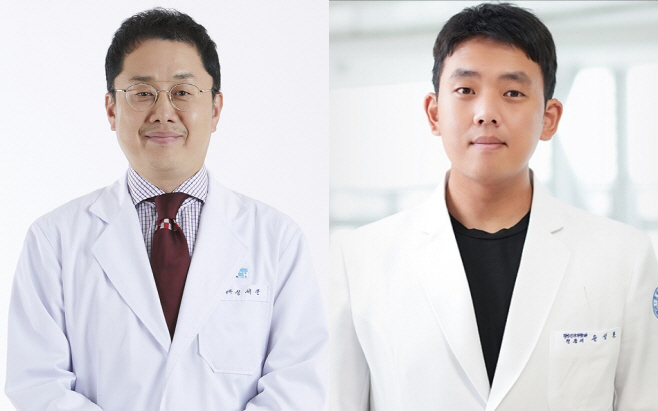 왼쪽부터 순천향대천안병원 심세훈 교수 원광대병원 윤성훈 교수