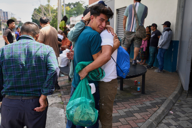 Guatemala US Deportation Flights <YONHAP NO-2594> (AP)
