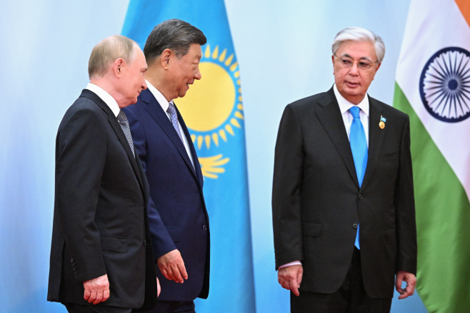 2025 SCO summit i... <YONHAP NO-5052> (Sergei Bobylev/POOL/TASS)