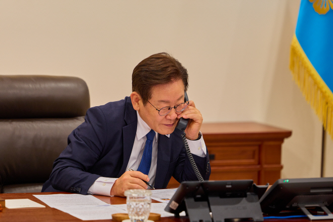 이재명 대통령, 몽골 대통령과 통화