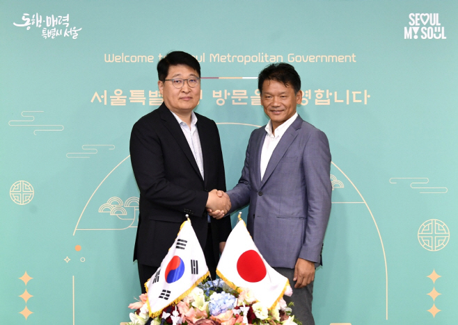사진_ 9일(화) 김태균 서울시 행정1부시장-미야사카 마나부 도쿄도 부지사 면담