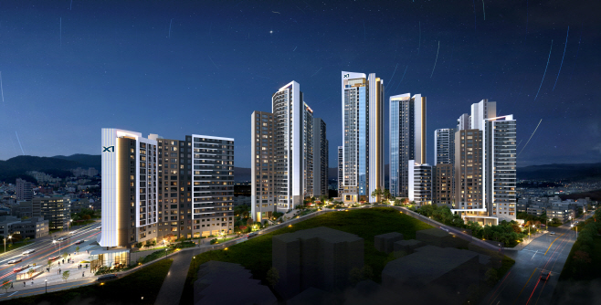 부산 사직3구역 재개발 사업 투시도